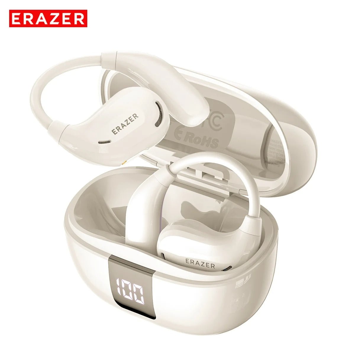 ERAZER XT66PRO AI Translator Earbuds – 135+ Languages, Waterproof, 90H Battery, ASMR Headset - Vynori