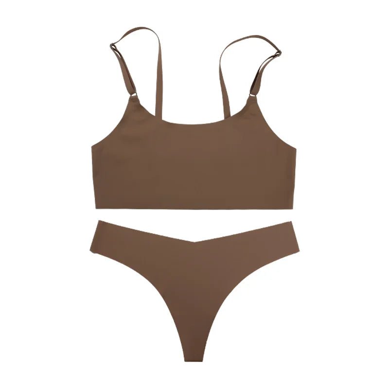 Hot Sale Seamless Wireless Bra & Underwear Set – Ultra - Soft, Adjustable & Skin - Friendly - Vynori