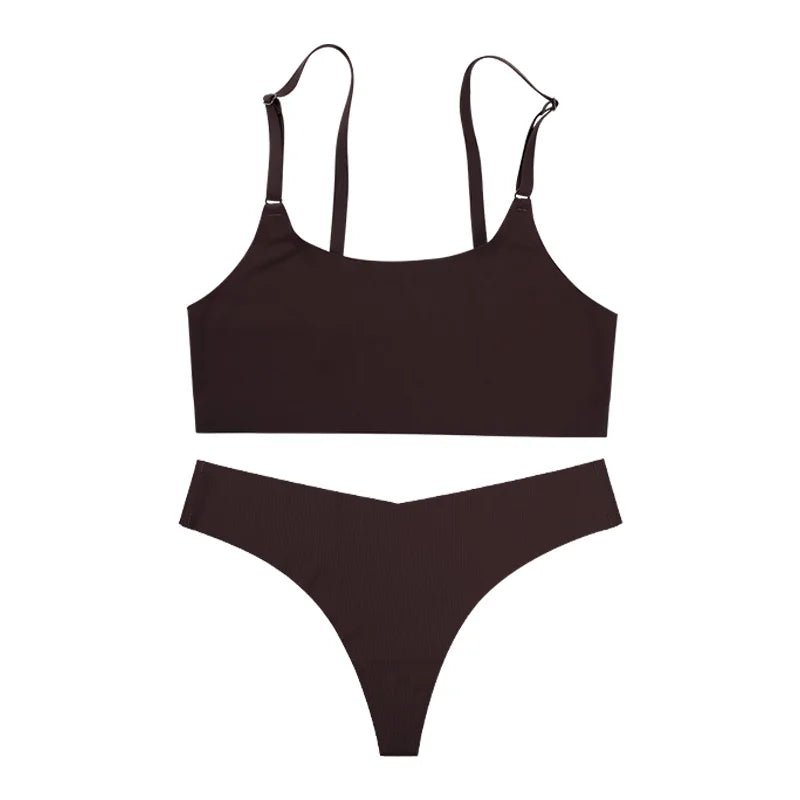 Hot Sale Seamless Wireless Bra & Underwear Set – Ultra - Soft, Adjustable & Skin - Friendly - Vynori