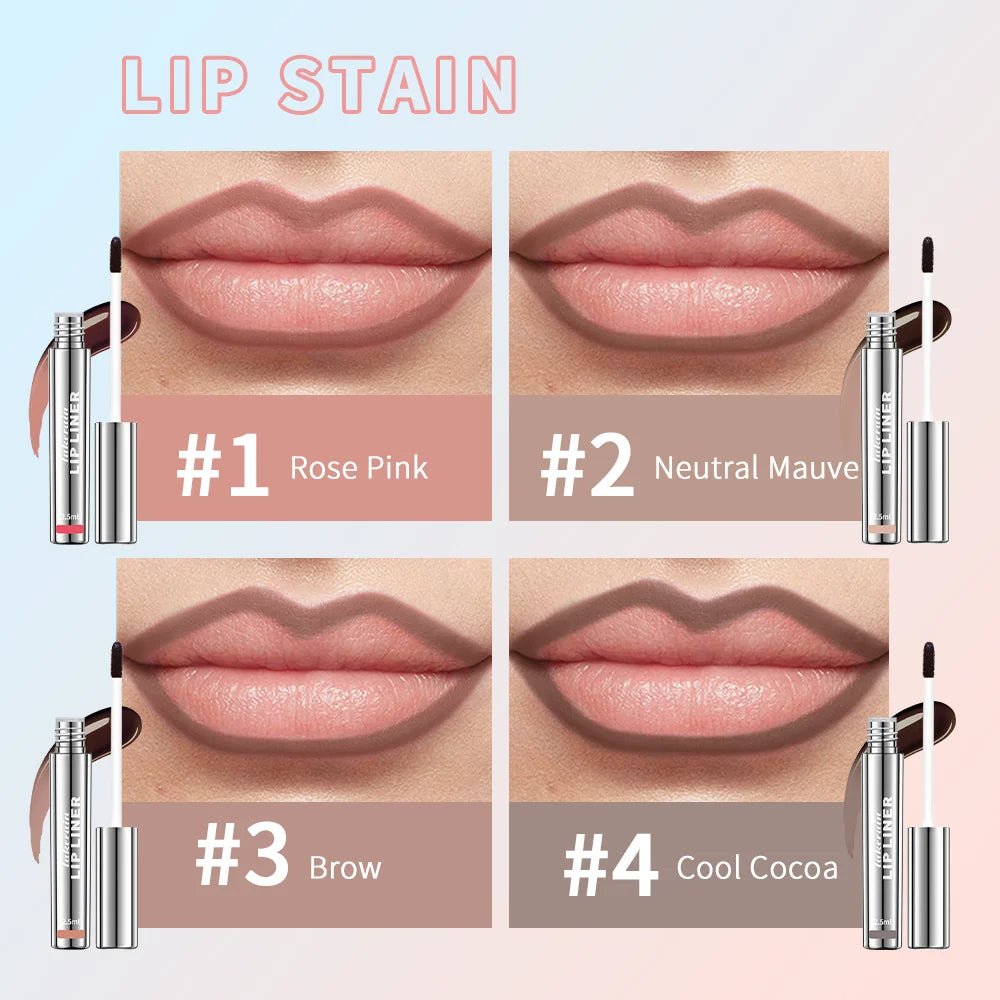 Lakerain® Lip Liner Waterproof, Long - Lasting & Smudge - Proof Peel - Off Lip Stain - Vynori