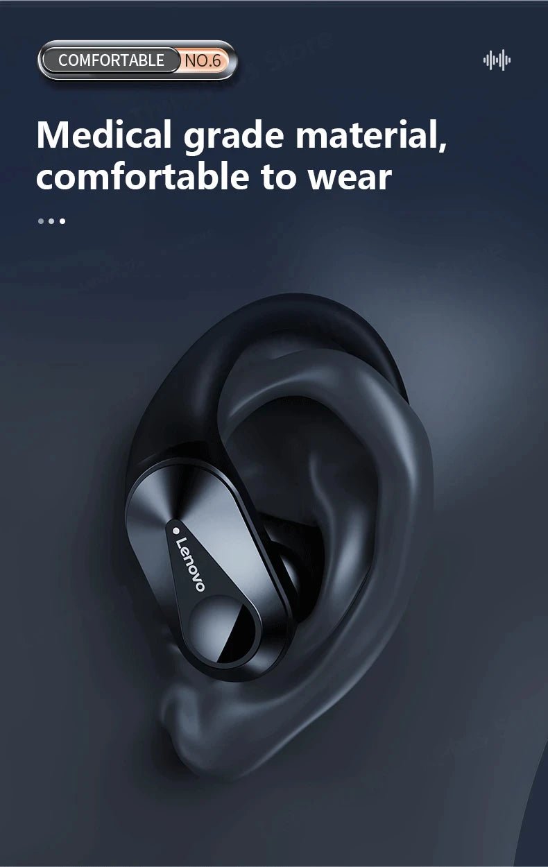 Lenovo LP75 TWS Bluetooth 5.3 Earphones – Wireless, LED Display, Noise Reduction, Waterproof & Sports - Ready - Vynori