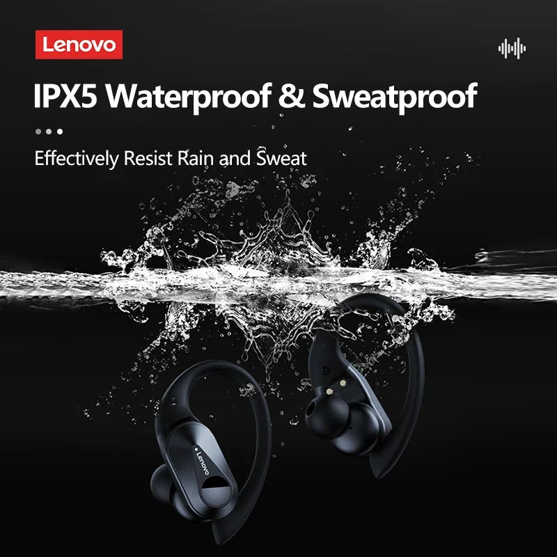 Lenovo LP75 TWS Bluetooth 5.3 Earphones – Wireless, LED Display, Noise Reduction, Waterproof & Sports - Ready - Vynori