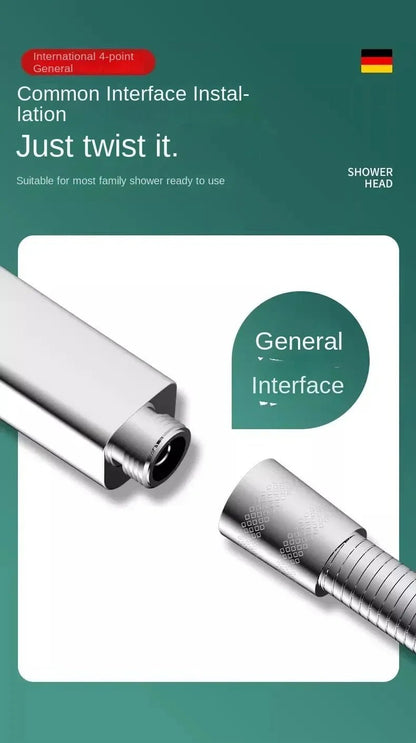 13CM High - Pressure Shower Head – 3 Modes, Water - Saving & Massage Spray | Handheld Bathroom Shower - Vynori