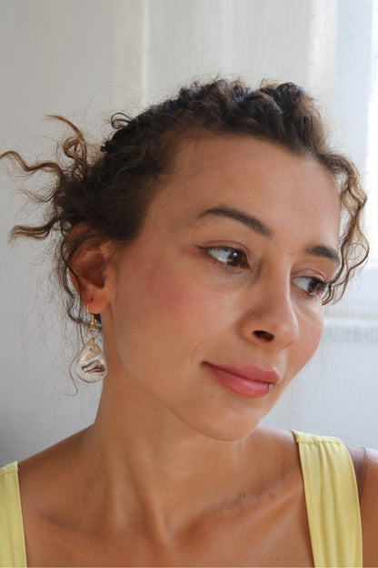 Real Flower Resin Earrings – Handmade Botanical Jewelry - Ena.art