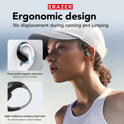 ERAZER XT80PRO AI Bluetooth 5.3 True Wireless Earphones with Real-Time Translation, ANC, IPX5 Waterproof & 46H Playtime