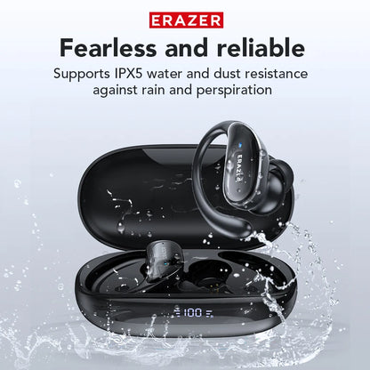 ERAZER XT80PRO AI Bluetooth 5.3 True Wireless Earphones with Real-Time Translation, ANC, IPX5 Waterproof & 46H Playtime