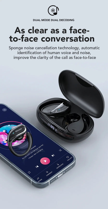 ERAZER XT80PRO AI Bluetooth 5.3 True Wireless Earphones with Real-Time Translation, ANC, IPX5 Waterproof & 46H Playtime
