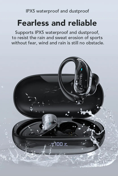 ERAZER XT80PRO AI Bluetooth 5.3 True Wireless Earphones with Real-Time Translation, ANC, IPX5 Waterproof & 46H Playtime