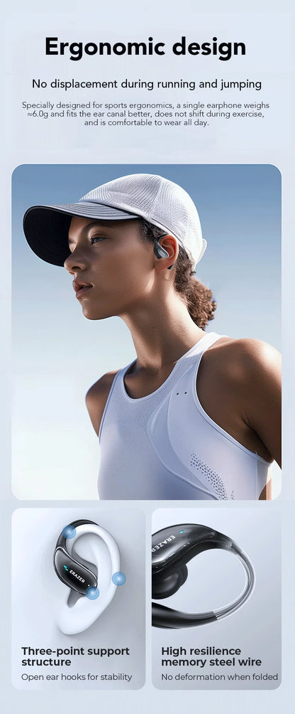 ERAZER XT80PRO AI Bluetooth 5.3 True Wireless Earphones with Real-Time Translation, ANC, IPX5 Waterproof & 46H Playtime