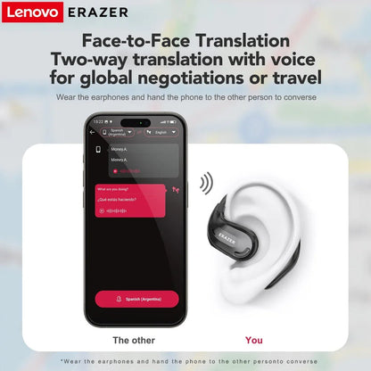 ERAZER XT66PRO AI Translator Earbuds – 135+ Languages, Waterproof, 90H Battery, ASMR Headset - Vynori
