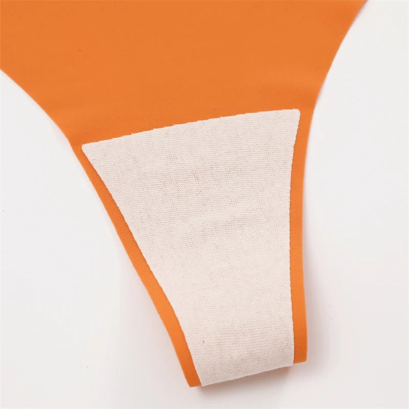 FINETOO 3PCS Women's Seamless Ice Silk Thongs – V - Waist, Breathable, Low - Rise Sport G - String - Vynori