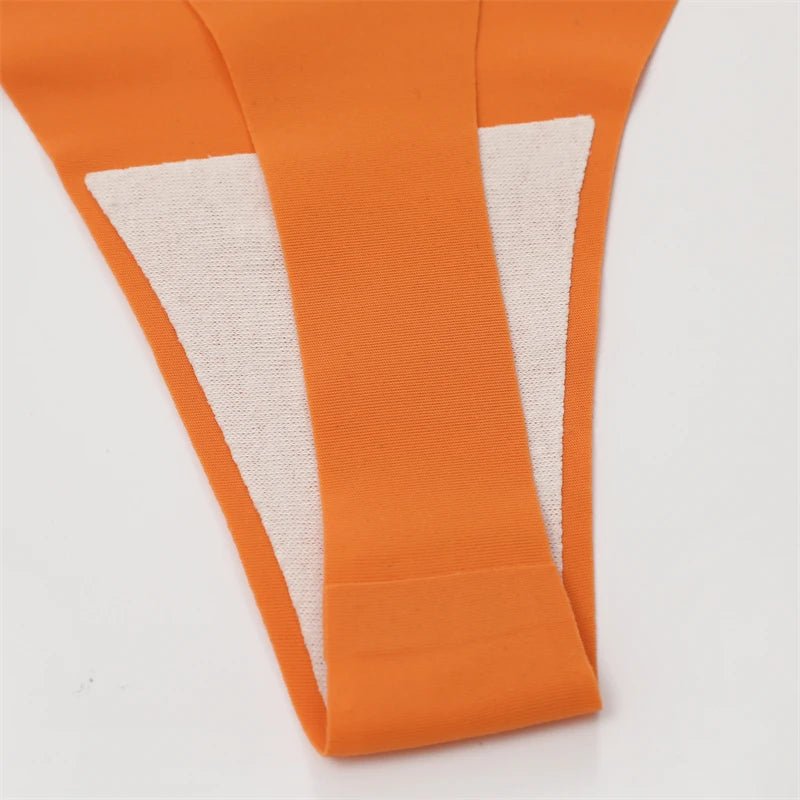 FINETOO 3PCS Women's Seamless Ice Silk Thongs – V - Waist, Breathable, Low - Rise Sport G - String - Vynori
