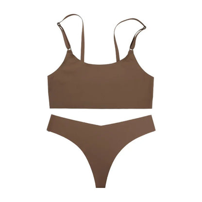 Hot Sale Seamless Wireless Bra & Underwear Set – Ultra - Soft, Adjustable & Skin - Friendly - Vynori