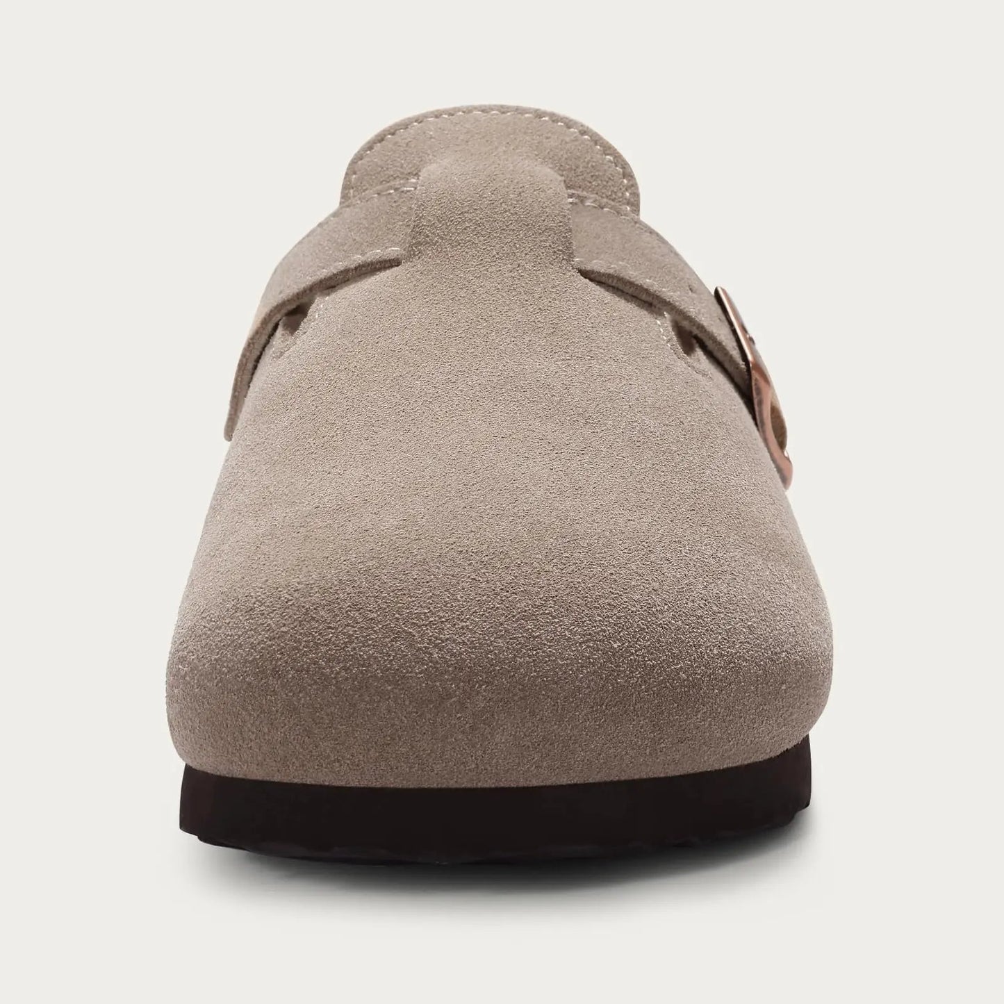 Kidmi Unisex Suede Cork Footbed Clogs – Arch Support Mules, Nonslip Outdoor & Beach Sandals - Vynori