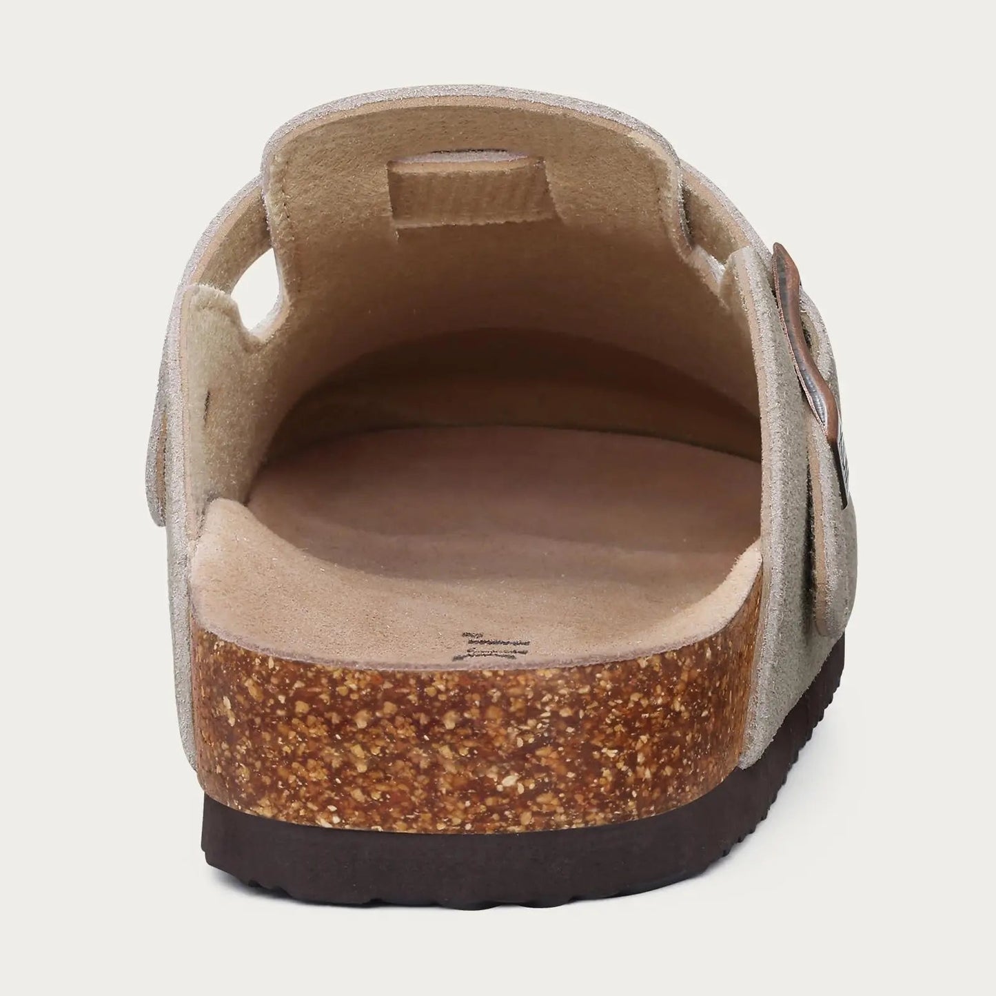 Kidmi Unisex Suede Cork Footbed Clogs – Arch Support Mules, Nonslip Outdoor & Beach Sandals - Vynori