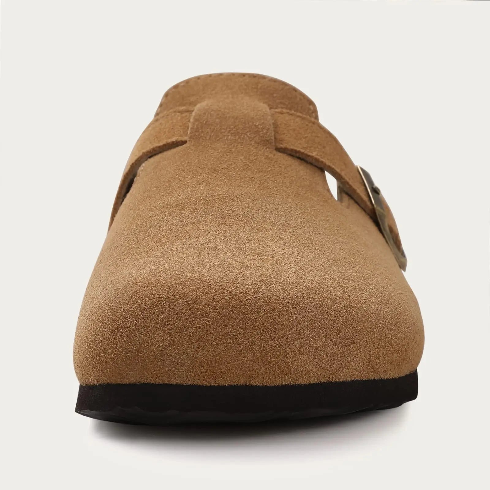 Kidmi Unisex Suede Cork Footbed Clogs – Arch Support Mules, Nonslip Outdoor & Beach Sandals - Vynori