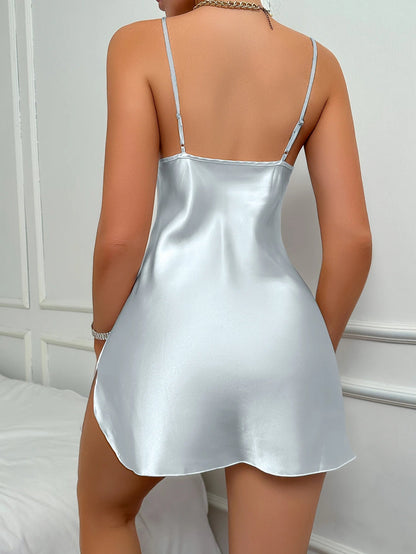 Luxury Silk - Like Satin Nightdress – Mini, Breathable & Comfortable Sleepwear - Vynori