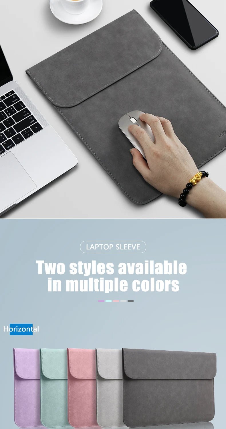 Taikesen™ Laptop Sleeve V2 - Water - Resistant, Shockproof & Stylish Protection - Vynori