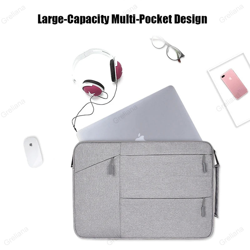 Waterproof Laptop Bag - Durable Notebook Sleeve Case for MacBook Air/Pro, Lenovo, and More - Vynori