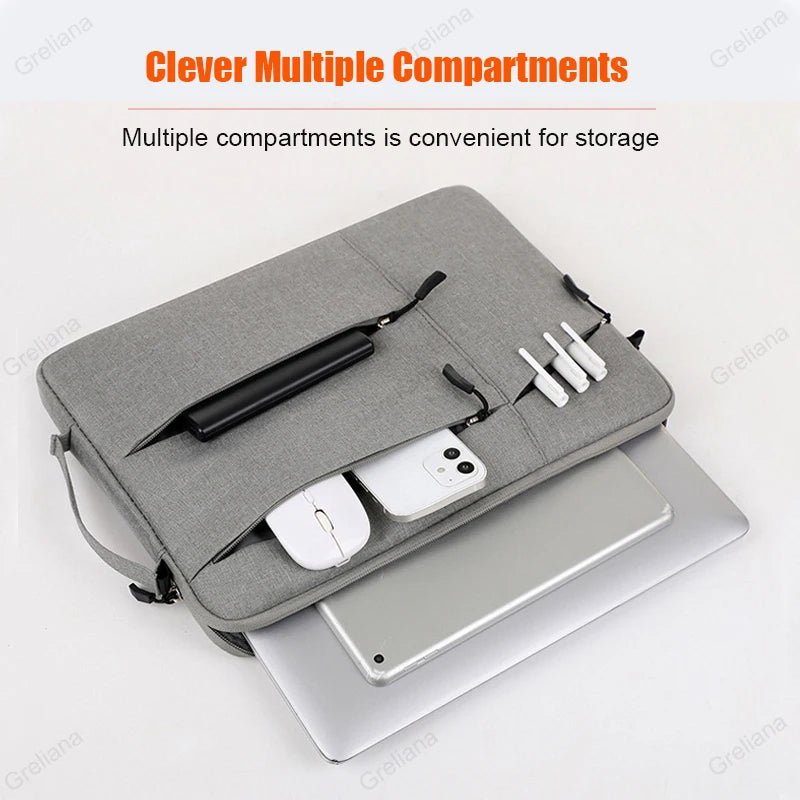 Waterproof Laptop Bag - Durable Notebook Sleeve Case for MacBook Air/Pro, Lenovo, and More - Vynori