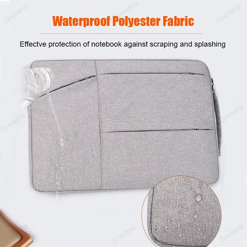 Waterproof Laptop Bag - Durable Notebook Sleeve Case for MacBook Air/Pro, Lenovo, and More - Vynori