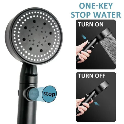 Xiaomi 5 - Mode High - Pressure Shower Head – Water - Saving, Adjustable, Handheld, Universal Fit - Vynori
